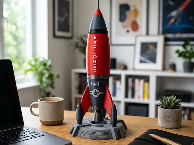 Rocket Desk Piece